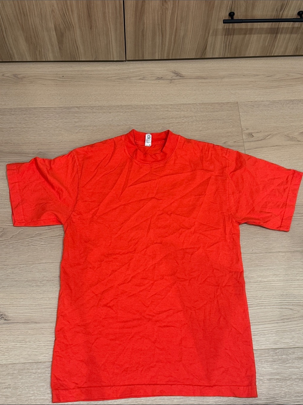 Los Angeles Apparel Bright Orange/Red Short Sleeve Tee